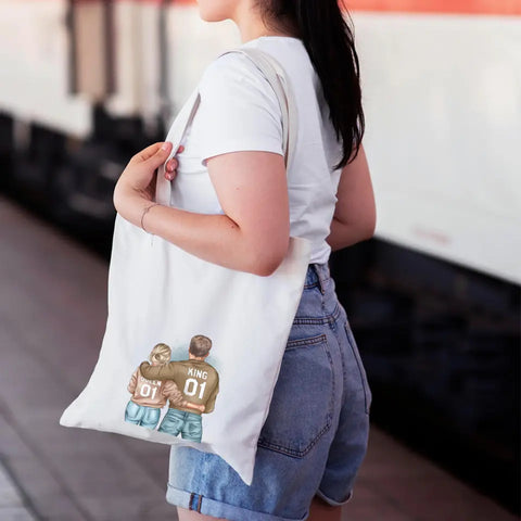 Bolsa personalizada pareja sudadera