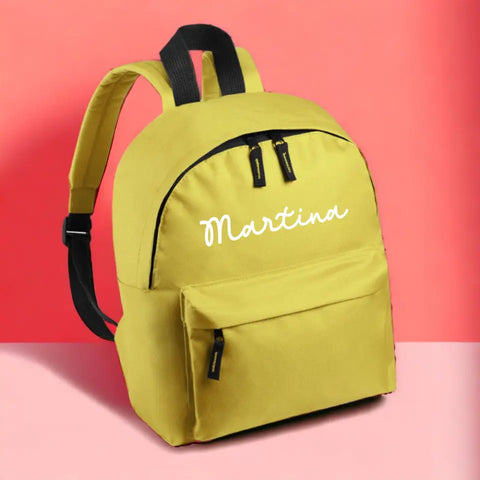 Mochila infantil personalizada con nombre
