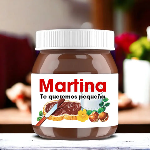 Bote de Nutella personalizado