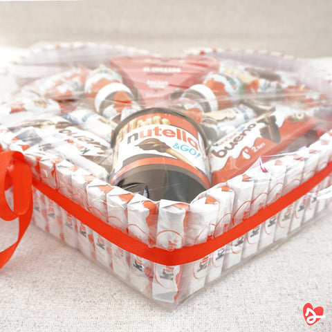 Tarta corazón gigante XL Kinder