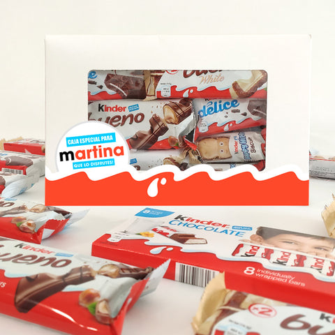 Caja especial KINDER, personalizada, mediana
